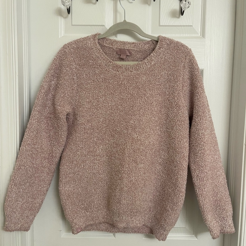 Barefoot Dreams COZYCHIC collection, size medium lilac/light purple sweater.